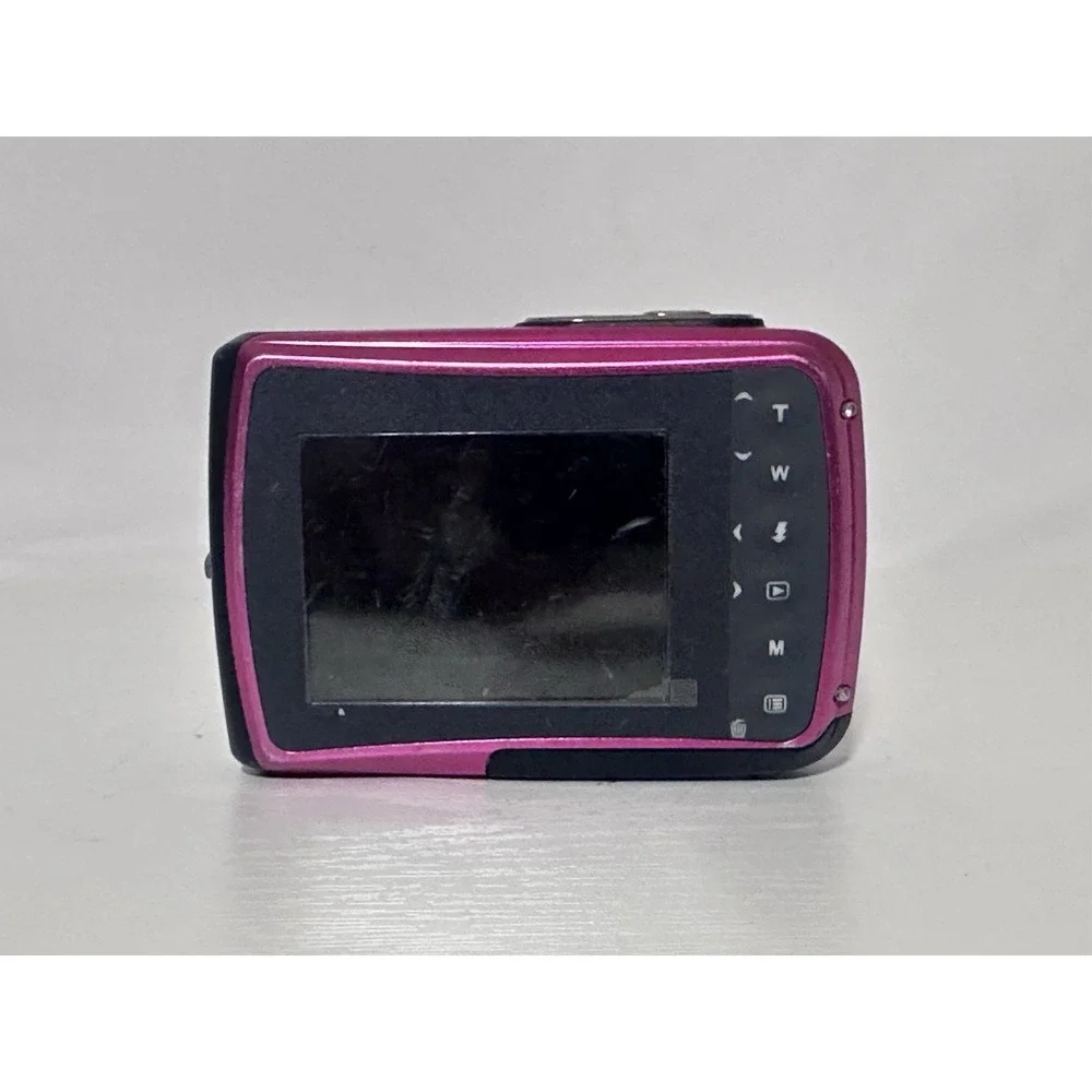Rollei Sportsline 60 Pink Waterproof Shockproof Digital Camera 5MP Untested